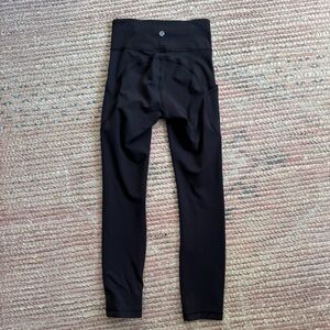 Lululemon Invigorate High Rise Crop Black